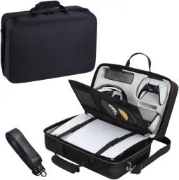 Mala Bolsa Maleta Rigida Para Transporte Ps5 C/ Alça Ombro — imagem 1
