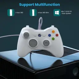 YAEYE PC Wired Controller para Xbox 360 com Dual-Vibration Turbo Compatível com — imagem 2