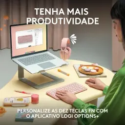 Teclado sem fio Logitech Pebble Keys 2 K380s com Conexão Bluetooth Easy-Switch — imagem 7