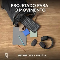 Teclado sem fio Logitech Pebble Keys 2 K380s com Conexão Bluetooth Easy-Switch — imagem 8