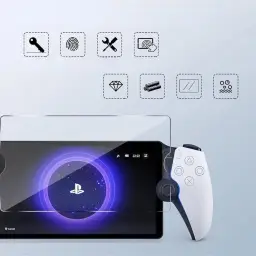 Case Estojo Para PS Portal PlayStation 5 com Película de Vidro — imagem 7
