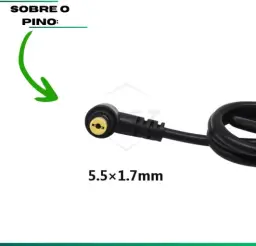 Fonte Carregador Para Notebook Gamer Acer 135w de Potência 19V 7.1A Pino — imagem 2