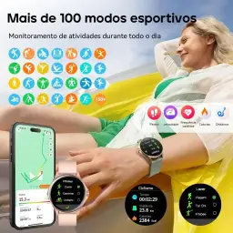 Smartwatch Feminino Relógio Inteligente com IA Chatgpt, 1.32'' AMOLED — imagem 6