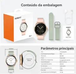 Smartwatch Feminino Relógio Inteligente com IA Chatgpt, 1.32'' AMOLED — imagem 8