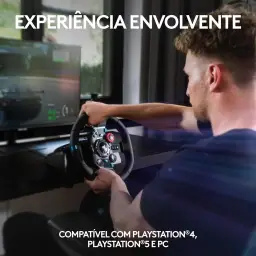 Volante e Pedais Logitech G29 Driving Force com Force Feedback para PS5, PS4 — imagem 3