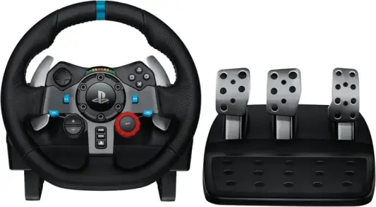 Volante e Pedais Logitech G29 Driving Force com Force Feedback para PS5, PS4