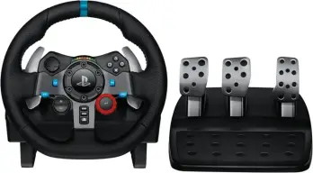 Volante e Pedais Logitech G29 Driving Force com Force Feedback para PS5, PS4 — imagem 1