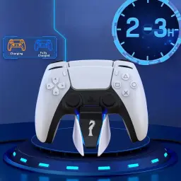 Base Caregamento PS5, Estação De Carregamento Base Dock P/ 2 Controles Sem Fio — imagem 5