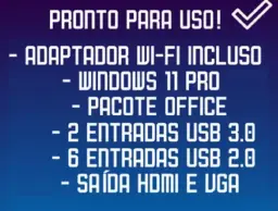 Mini Desktop Intel Core I7 16gb Ram Ssd 1TB+monitor 21+ teclado e mouse +WIN — imagem 3
