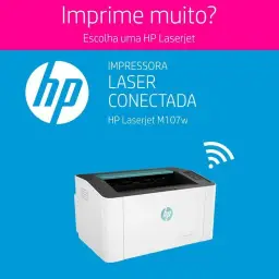 Impressora HP Laser 107w Tecnologia de impressão Laser Wi-Fi. Impressora para — imagem 3