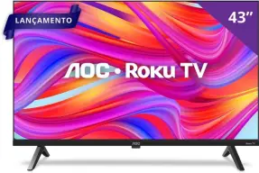 AOC Smart TV Roku 43'' Full HD