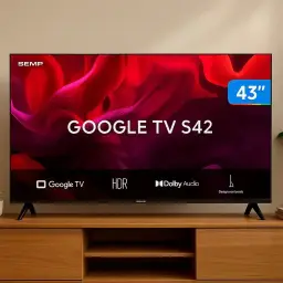 SEMP SMART TV 43" 43S42 FHD GOOGLE TV — imagem 6