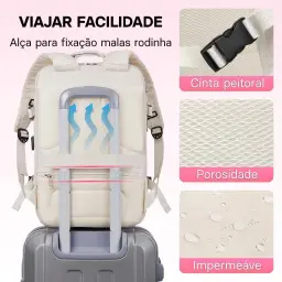 Mochila de Viagem Expansivel Masculina Feminina — imagem 6