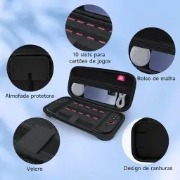 Case para Nintendo Switch 2 (2025), Estojo De Transporte Rígido Portátil 10 — imagem 3