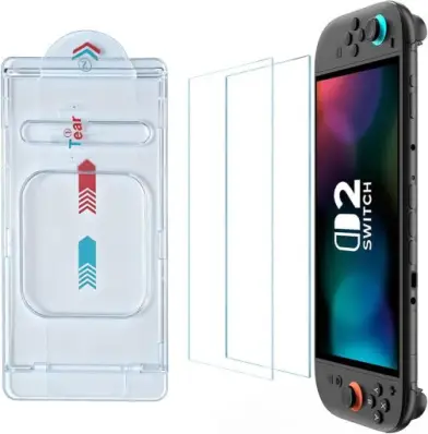 Protetor de Tela para Nintendo Switch 2 em Vidro Temperado, Acessórios