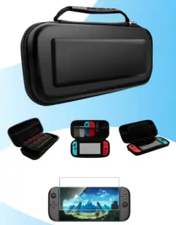 Capa Nintendo Switch 2 + Película Vidro + 10 Compartimentos de Cartão - Capa — imagem 5