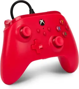 Controle com fio - Power A - para XBOX Série X | S - Vermelho — imagem 4