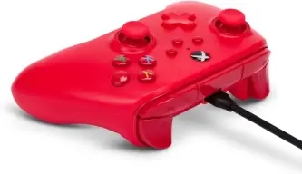 Controle com fio - Power A - para XBOX Série X | S - Vermelho — imagem 7
