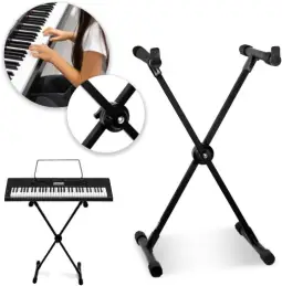 Suporte Teclado Musical Yamaha Casio Roland Ibox X10 Em X — imagem 3