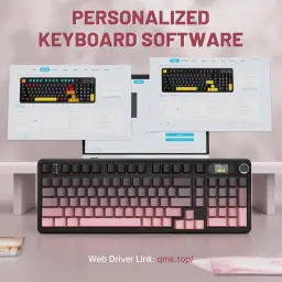 ATTACK SHARK X98 PRO Teclado mecânico sem fio para jogos com tela inteligente — imagem 6