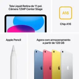 Apple 2025 iPad (Wi-Fi, 128 GB) - Prateado (A16) — imagem 5