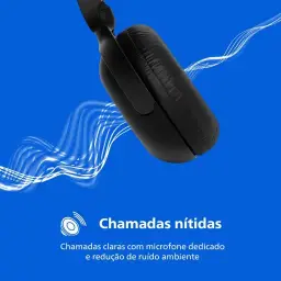 PHILIPS, Headphone Bluetooth, TAH2209, Até 25 horas de bateria, Preto — imagem 6