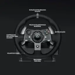 Volante Logitech G920 Driving Force e Pedais com Force Feedback para Xbox — imagem 6
