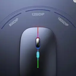 Mouse Sem Fio Recarregável Wireless Bluetooth Óptico Led Rgb Colorido — imagem 7