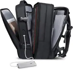 Mochila de Viagem Expansivel Masculina Feminina — imagem 1