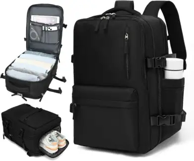 Mochila de Viagem Expansivel Grande Masculina Feminina