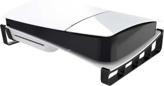 Suporte Horizontal Compatível Com Playstation 5 Slim Mídia (Preto)