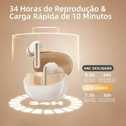 Fones de Ouvido QCY MeloBuds Pro, Fone Bluetooth com Cancelamento de Ruído — imagem 6