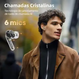 Fones de Ouvido QCY MeloBuds Pro, Fone Bluetooth com Cancelamento de Ruído — imagem 5