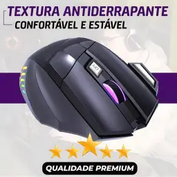 Mouse Gamer Anúbis 7 Botões 3200 DPI Ajustável LED RGB Alta Precisão e — imagem 6