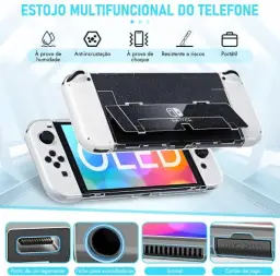 Bolsa Estojo Capinha Resistente Para Nintendo Switch Oled — imagem 4