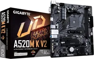Placa Mãe Gigabyte A520M K V2 (AM4/2xDDR4/HDMI/D-Sub/M.2/USB 3.2) — imagem 1
