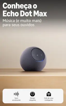 Apresentamos Amazon Echo Dot Max