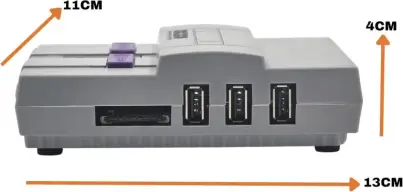 Game Retro Mini Super Nintendo + 150 mil Jogos + 2 Controles + Pack com todos — imagem 7