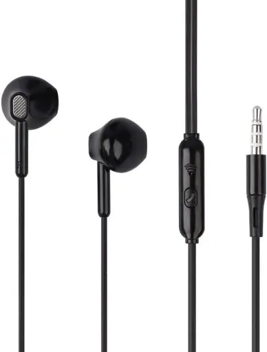 FONE DE OUVIDO 1000MM - 1200MM - PRETO - VQ-H26