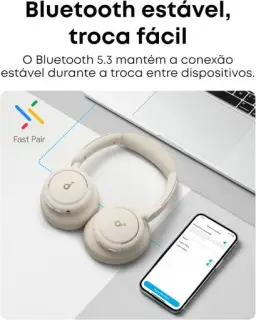 soundcore Q30 da Anker, Fone de Ouvido Bluetooth Sem Fio, ANC Híbrido Ativo — imagem 7