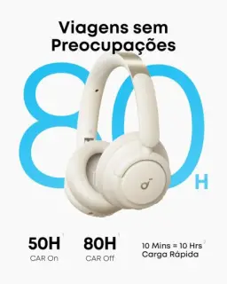 soundcore Q30 da Anker, Fone de Ouvido Bluetooth Sem Fio, ANC Híbrido Ativo — imagem 4