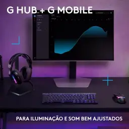 Headset Gamer Sem Fio Logitech G522 LIGHTSPEED com RGB LIGHTSYNC — imagem 7