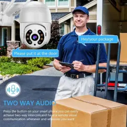KIT 2 Câmeras de Segurança Domo WiFi PTZ externa — imagem 5