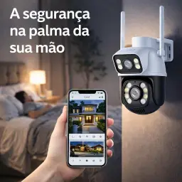 Câmera de Segurança WiFi Externa HD 3MP, IP Sem Fio com Visão Noturna — imagem 3