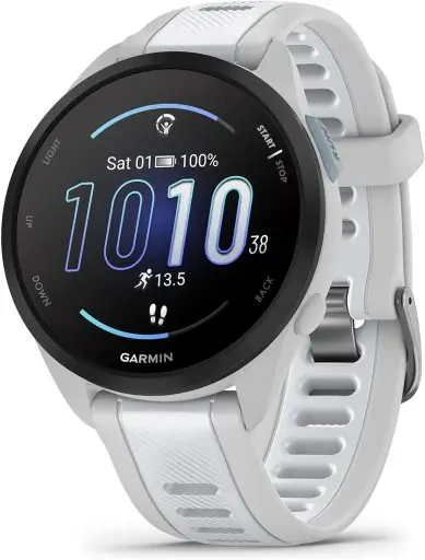 Garmin Relógio Forerunner 165 Branco com Cinza 43mm com Monitor Cardíaco de