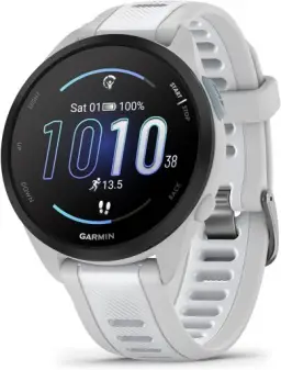 Garmin Relógio Forerunner 165 Branco com Cinza 43mm com Monitor Cardíaco de — imagem 1