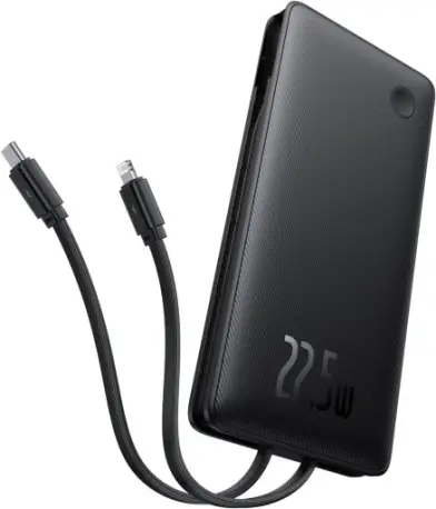 Carregador Portátil Baseus Digital Display Power Bank carregamento rápido