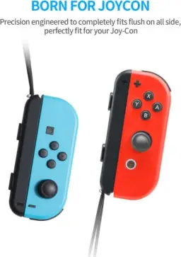 Pulseira para Switch Joycon – Pacote com 2 peças de reposição para controle Joy — imagem 4