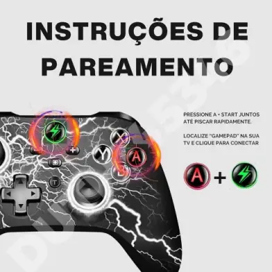 Controle Remoto Universal Sem Fio Para Smart TV Samsung, LG, TCL, Philips, Xbox
