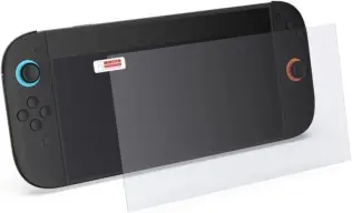 Kit Generico Para Nintendo Switch 2, Case Rígida Preta, Película de Vidro — imagem 5
